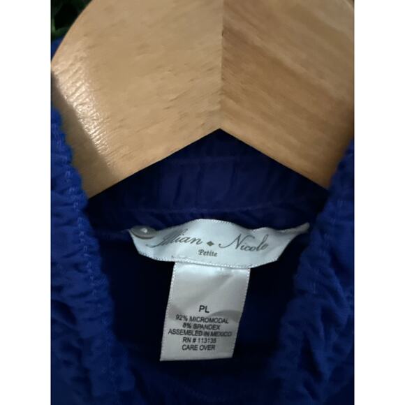 Jillian Nicole, Blue Sleeveless Blouse, Women’s PL - Picture 3 of 4